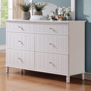 Item # 077DR Cottage Style Night Stand W/ Crystal Knobs - Drawers come with English dovetails and crystal 