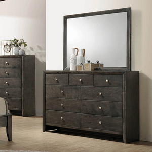 Item # A0009M - Finish: Mod Grey<br><br>Dresser Sold Separately<br><br>Dimensions: 45W x .75D x 35.50H