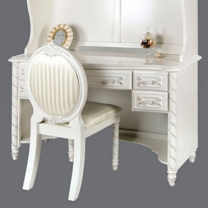Item # 002CHR Pearl White Desk Chair