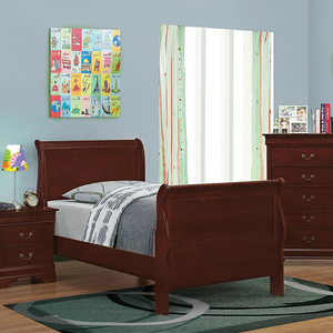 Item # A0251T - Finish: Red Brown<br>Available in Full Size<br>Dimensions: 41W x 85.5D x 47H