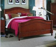 Item # BED-5425 MyHaven Collection Queen Antiquity Low Post Panel Bed