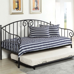 Item # 014MDB Metal Daybed in Black