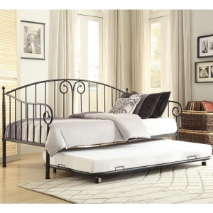 Item # 018MDB Metal Daybed W/ Trundle